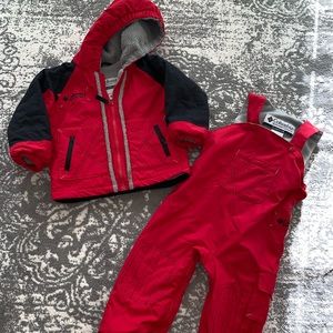 Toddler 3T Columbia coat and snowpant set.